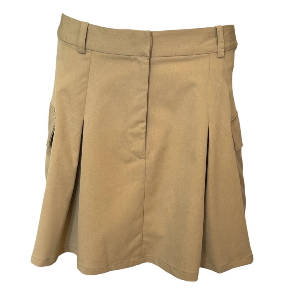 New ~ 19 COOPER ~ NORDSTROM ~ Cargo Pleat Utility Mini Skirt Size L